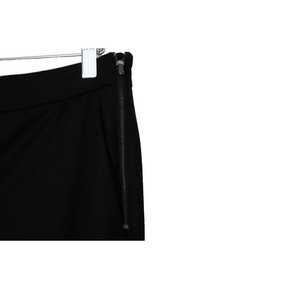 Kit and Ace Women's Size US8 Black Slim-Fit Trouser Side Zipper Wool Jersey Pant - Picture 7 of 9
